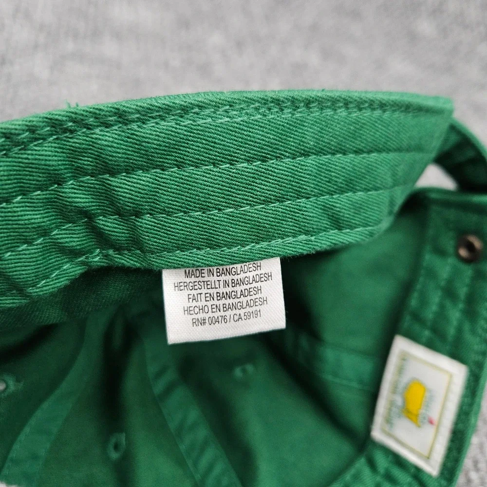 Masters 2025 American Needle Green Strapback Dad Hat Ball Cap Golf Tournament